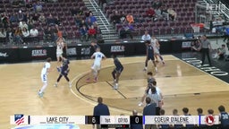 Coeur d'Alene basketball highlights Lake City High School