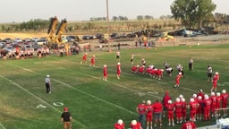 Des Lacs-Burlington football highlights Rugby High School