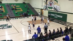 Crest Ridge girls basketball highlights Holden High School