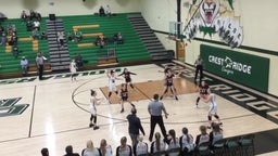 Crest Ridge girls basketball highlights Sherwood High School