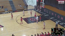 Clinton girls basketball highlights Davenport West High School