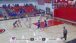 Pleasant basketball highlights Highland High School