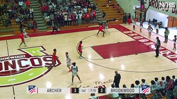 Brookwood basketball highlights Archer High School