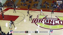 Brookwood basketball highlights Winder-Barrow High School
