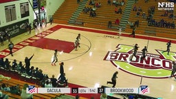 Brookwood basketball highlights Dacula High School