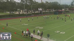 Berean Christian football highlights Miami Country Day High School