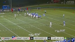 Montgomery County football highlights Grant County High School
