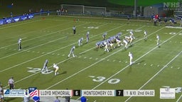 Montgomery County football highlights Lloyd Memorial High School
