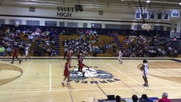 Purnell Swett basketball highlights Hoke County
