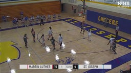 Martin Luther girls basketball highlights St. Joseph High School
