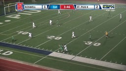 St. Pius X Catholic soccer highlights Roswell High School