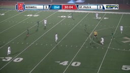 St. Pius X Catholic soccer highlights Roswell High School
