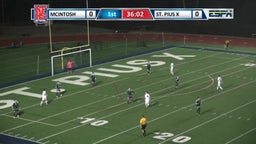 St. Pius X Catholic soccer highlights McIntosh High School