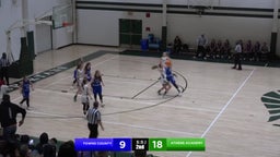 Athens Academy girls basketball highlights Towns County High School