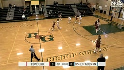 Bishop Guertin girls basketball highlights Concord High School