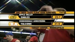 Robbinsdale Armstrong basketball highlights Apple Valley High School