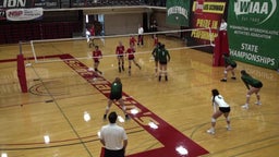 Woodland volleyball highlights STATE: Woodland vs. Prosser