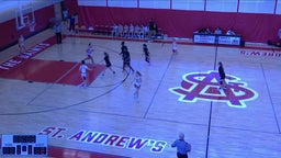 St. Andrew's girls basketball highlights Middletown High School
