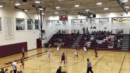 West Yellowstone girls basketball highlights Manhattan Christian High School
