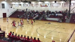 West Yellowstone girls basketball highlights Manhattan Christian High School