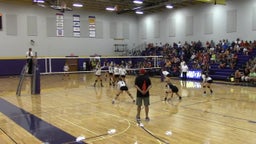 Hickman volleyball highlights vs. Hannibal High School