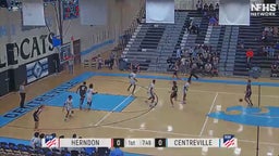 Centreville basketball highlights Herndon High School