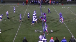 Parkway Christian football highlights Player on knees runs for a TD
