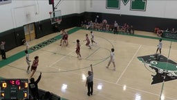 St. James basketball highlights Maret School