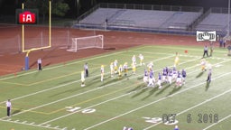 Highlight of KMHS vs Holy Cross 10/6