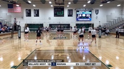 Halle Kerkman's highlights Marian High School