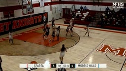 Morris Hills girls basketball highlights Sparta High School