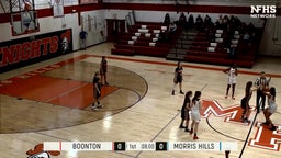Morris Hills girls basketball highlights Boonton High School