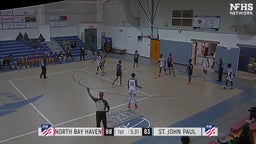 St. John Paul II basketball highlights North Bay Haven High School