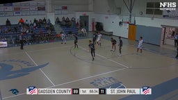 St. John Paul II basketball highlights Gadsden County High School