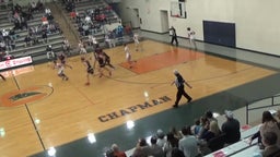 Chapman basketball highlights Blue Ridge High School