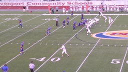 Clinton football highlights vs. Davenport North