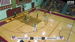 Northfield girls basketball highlights Mankato East High School