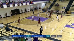 Woodstock basketball highlights North Forsyth