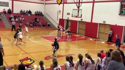 Fort LeBoeuf girls basketball highlights Cochranton High School