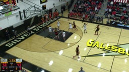 Galesburg basketball highlights Rock Island High School