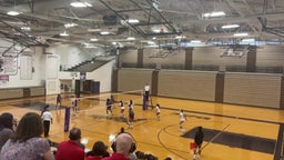 Crown Point volleyball highlights Merrillville High School