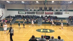 Howard Lake-Waverly-Winsted girls basketball highlights Holdingford High School
