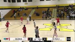 Valencia girls basketball highlights St. Pius High School