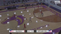 Valencia girls basketball highlights Kirtland Central High School