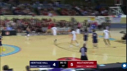 Heritage Hall basketball highlights Weatherford High School