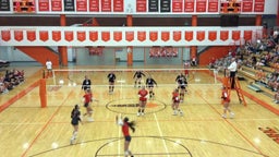 Columbus East volleyball highlights Bedford North Lawrence