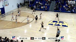 Westwood girls basketball highlights Ar-We-Va High School