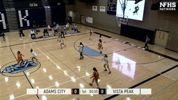 Vista PEAK Prep girls basketball highlights Adams City High