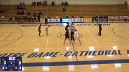 Villa Angela-St. Joseph basketball highlights Notre Dame-Cathedral Latin High School