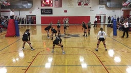 Green Lake/Princeton volleyball highlights Laconia High School